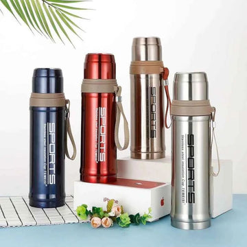 750ml Stainless Steel Vacuum Flask – Insulated Hot & Cold Water Bottle for Travel, Office & Sports