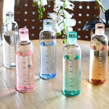 Transparent Plastic Water Bottle 500ml/700ml – Lightweight Reusable Leakproof Drinking Bottle for Gym, School, Office & Travel