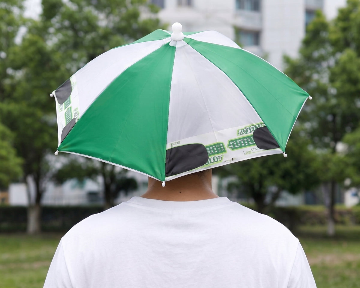 Umbrella Hat Portable UV Protection – Hands-Free Sun & Rain Shield | Lightweight Foldable Unisex Wearable Umbrella