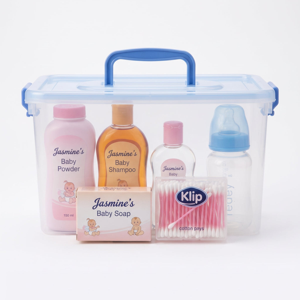 Jasmine's Baby Care Kit Pack of 6 | Newborn Baby Essentials Gift Set
