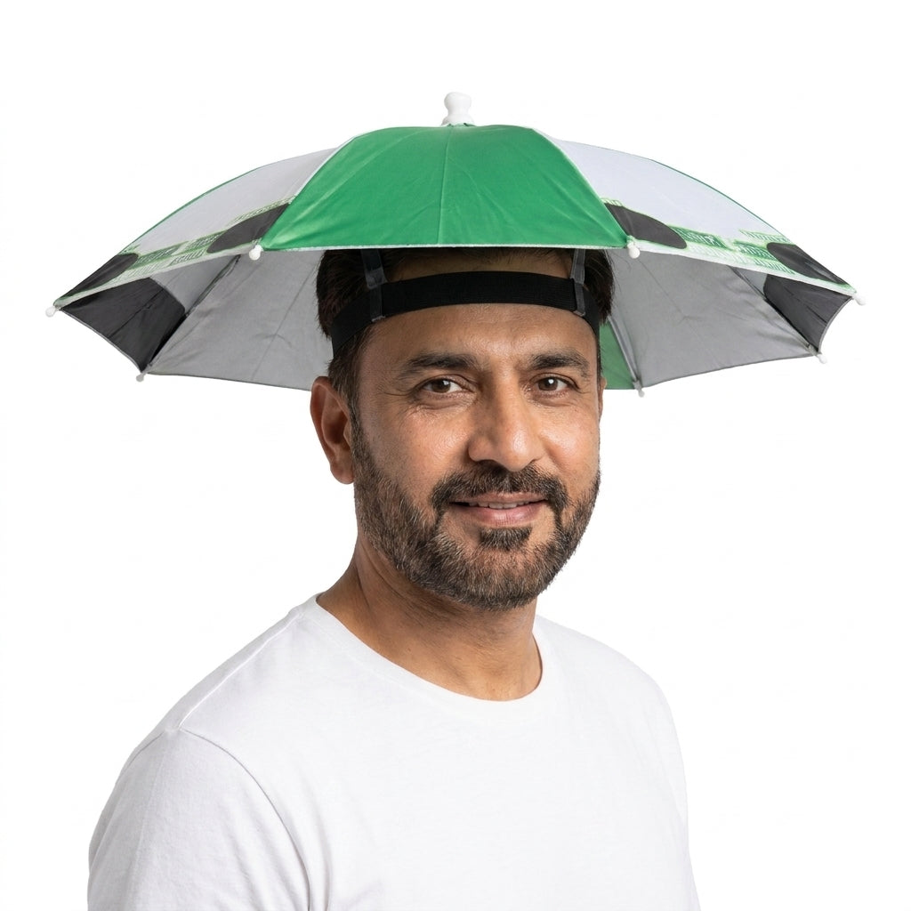 Umbrella Hat Portable UV Protection – Hands-Free Sun & Rain Shield | Lightweight Foldable Unisex Wearable Umbrella
