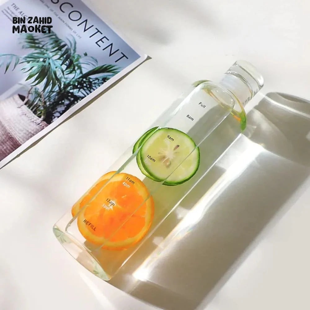 Transparent Plastic Water Bottle 500ml/700ml – Lightweight Reusable Leakproof Drinking Bottle for Gym, School, Office & Travel