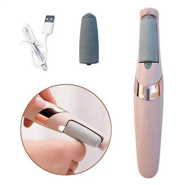 Rechargeable Electric Foot Callus Remover | USB Pedicure Foot File for Dead Skin, Cracked Heels & Smooth Feet