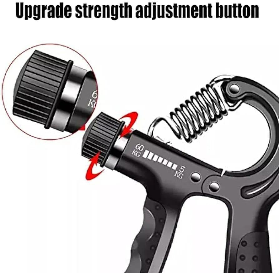 Adjustable Hand Grip Strengthener 10–130 LB | Forearm & Wrist Trainer with Grip Counter for Gym, Fitness, Sports & Hand Exercise